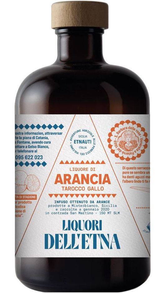 Liquore Arancia Tarocco Gallo 50cl - Liquori dell’Etna