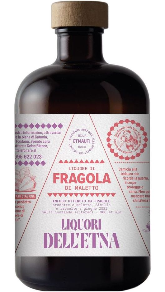 Liquore Fragola 50cl - Liquori dell’Etna