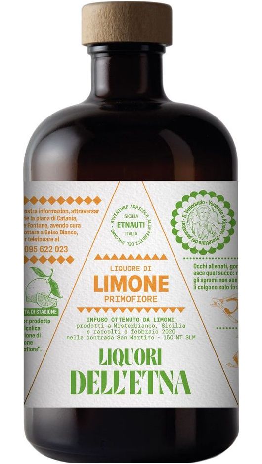 Liquore Limone Primofiore 50cl - Liquori dell’Etna