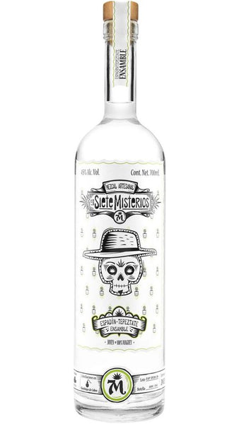 Mezcal Ensamble Espadin Tepeztate Alambique De Cobre 70cl - Los Siete Misterios