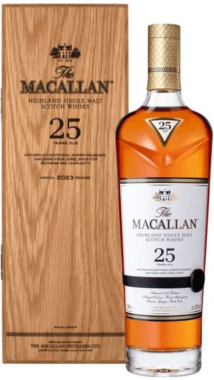 Whisky 25 yo Sherry Oak Cask 2024 70cl - Macallan