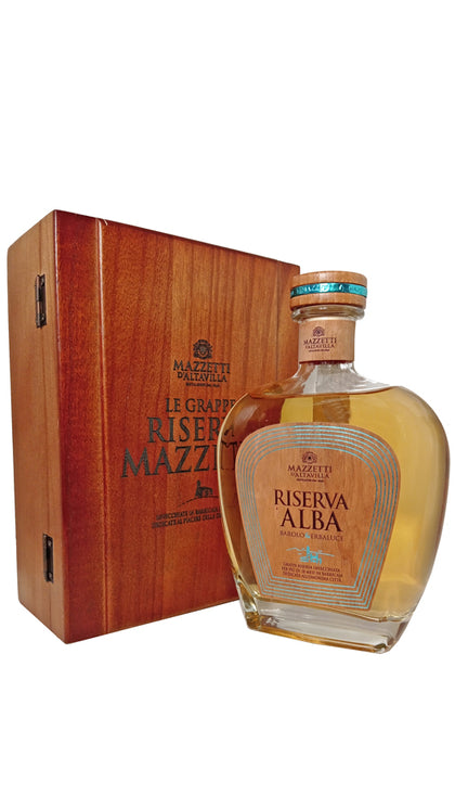 Grappa Mazzetti Riserva Alba 18 Mesi 70cl - Legno
