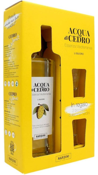 Confezione Acqua di Cedro 70cl + 2 Bicchierini - Nardini
