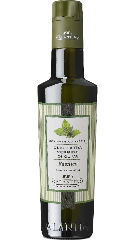 Extra Virgin Olive Oil 500ml - Basil - Galantino