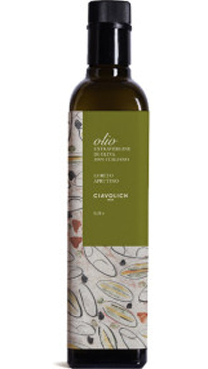 Olio Extra Vergine di Oliva Monocultivar Dritta - 500ml - Ciavolich - ETICHETTA DANNEGGIATA