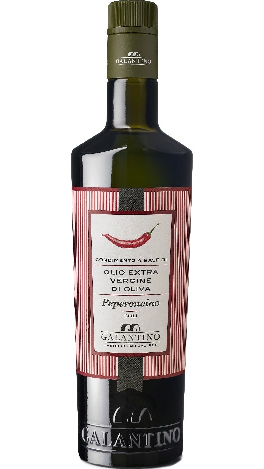 Olio Extravergine di Oliva 250ml Bottiglia - Peperoncino - Galantino