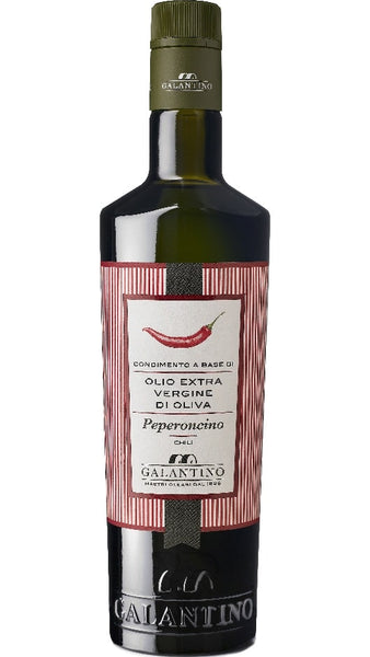Olio Extravergine di Oliva 250ml Bottiglia - Peperoncino - Galantino