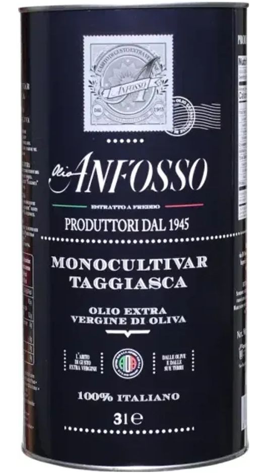 Olio Extra Vergine di Oliva - Tumaì - Monocultivar Taggiasca 3,0Lt - Anfosso