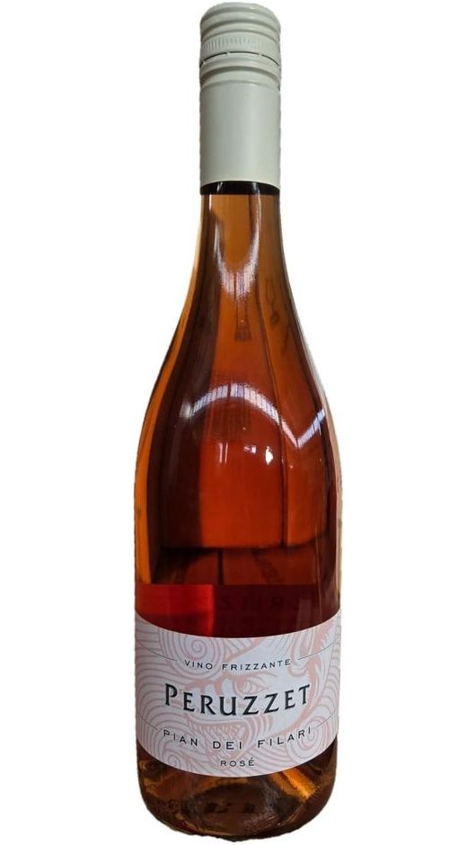 Vino Frizzante Rosé Pian dei Filari - Peruzzet - Casa Roma - ÉTIQUETTE ENDOMMAGÉE