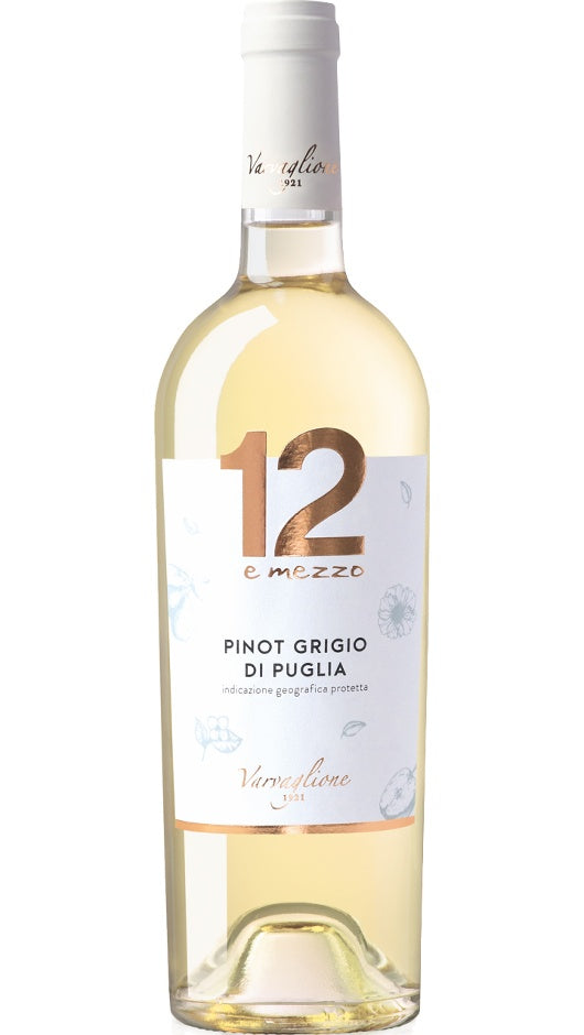 Pinot Grigio Puglia IGP - 12 e mezzo - Varvaglione - BESCHÄDIGTES ETIKETT