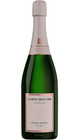 Champagne Poesie Fruitee Rose’ Extra Brut - Lacroix - Triaulaire