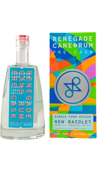Rum Single Farm Origin New Bacolet Upper Come Pot Still 70cl - Renegade