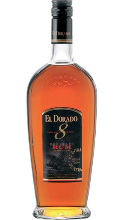 Rhum El Dorado 8Y Demerara 70cl