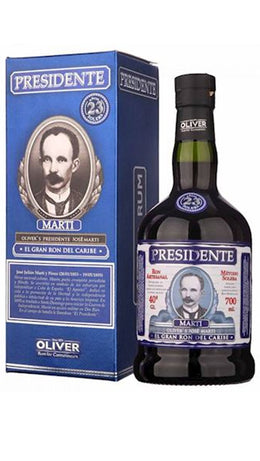 Rhum Oliver'S Presidente Marti 23Y Solera 70cl - Geschenkbox