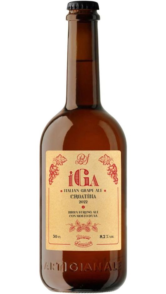 Birra IGA Croatina 50cl - Cassa da 12 Bottiglie - Sempione