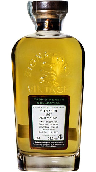 Whisky Glen Keith 1997 21 yo Cask Strength 70cl - Signatory