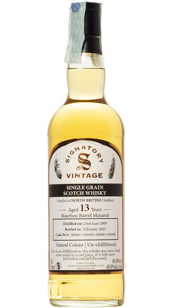 Whisky North British 2009 13 yo Single Grain 70cl - Signatory