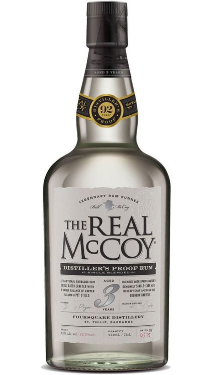 Rum 3 yo Distiller’s Proof 70cl - The Real Mccoy