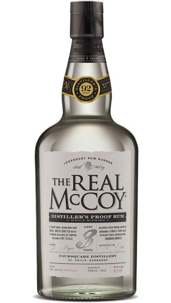 Rum 3 yo Distiller’s Proof 70cl - The Real Mccoy