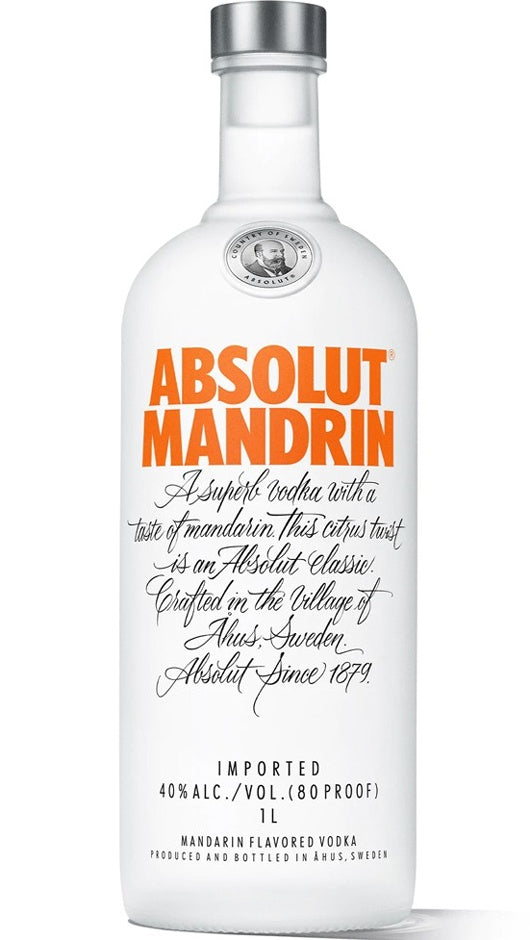 Vodka Absolut Mandrin 100cl – Bottle of Italy