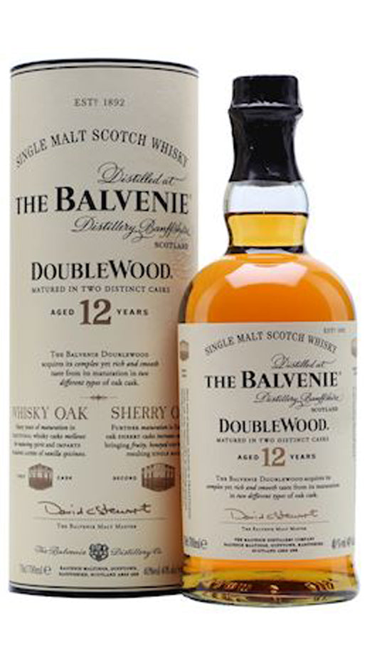 Whisky Balvenie 12 Years Double Wood 70cl - Giftbox