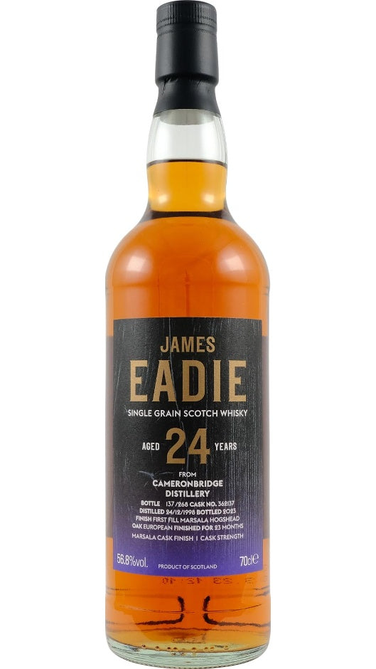 Whisky Cameronbridge 24Y By J.Eidie 70cl - Tubo
