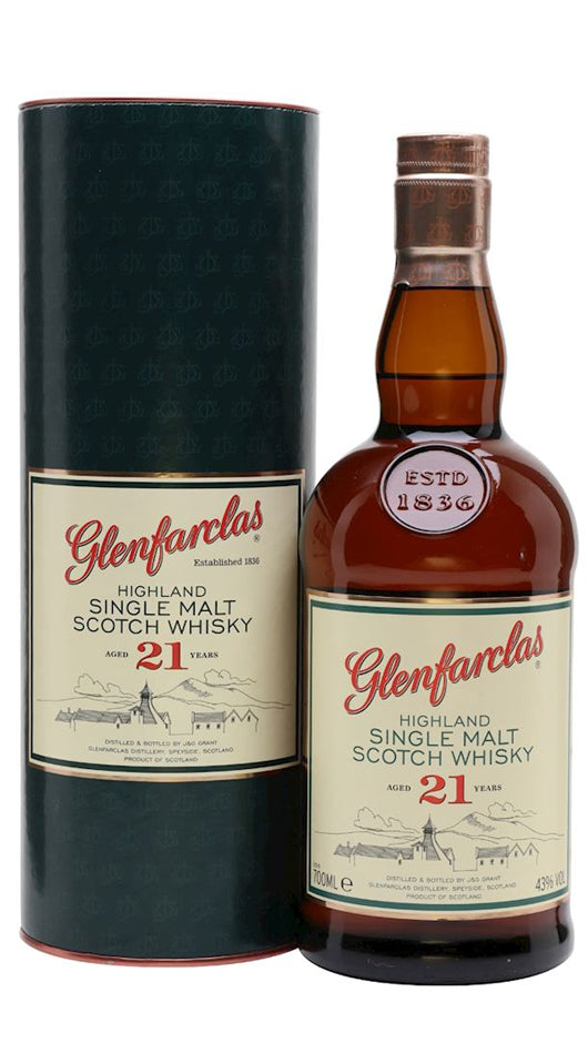 Whisky Glenfarclas 21Y 70cl Tubo