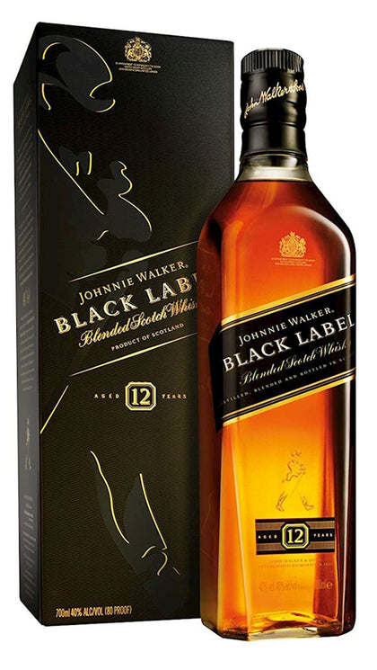 Whisky Johnnie Walker 12Y Black Label 100cl - Geschenkbox