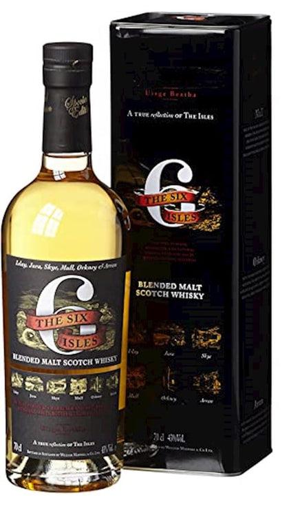 Whisky The Six Isles Blended Cl.70 - Geschenkbox