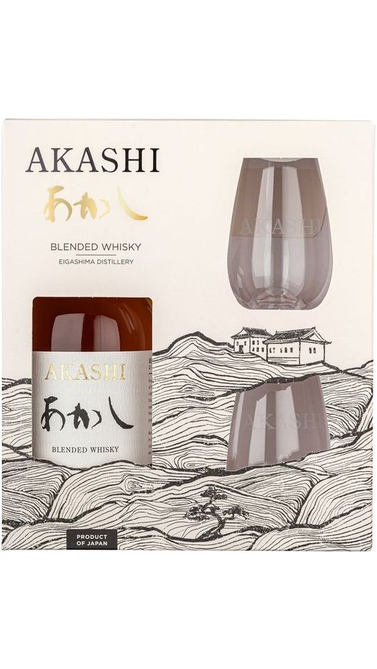 Special Pack - Whisky Blended + 2 Bicchieri - Akashi