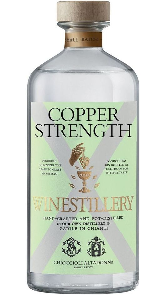Gin London Dry Copper Strength 70cl - Winestillery