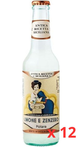 Polara Limone Zenzero Antica Ricetta - Confezione cl. 28 x 12 Bottiglie