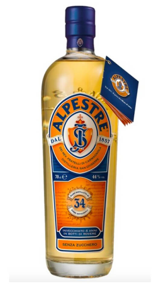 Alpestre Puro Distillato D'Erbe 70cl - Distilleria San Giuseppe Bottle of Italy