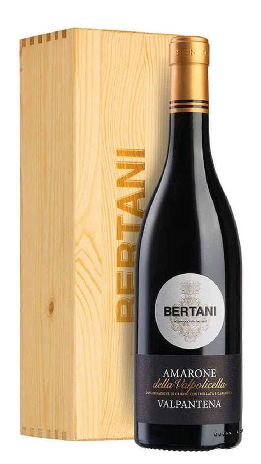 Amarone della Valpolicella Valpantena DOCG 2018 - Magnum - Cassa di Legno - Bertani Bottle of Italy