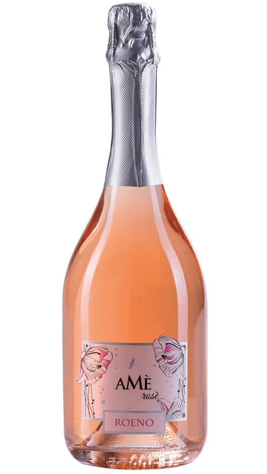 Amè Rosè Spumante DOC 2019 Bardolino Chiaretto - Cantina Roeno Bottle of Italy