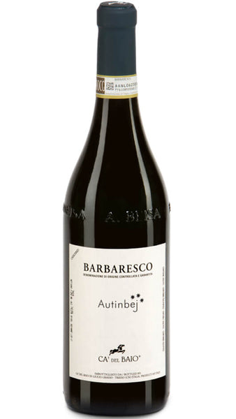 Barbaresco Autinbej DOCG 2018 - Cà del Baio Bottle of Italy
