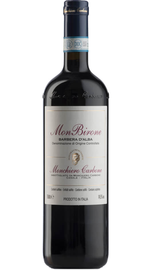 Barbera d'Alba DOC 2019 - Monbirone - Monchiero Carbone Bottle of Italy