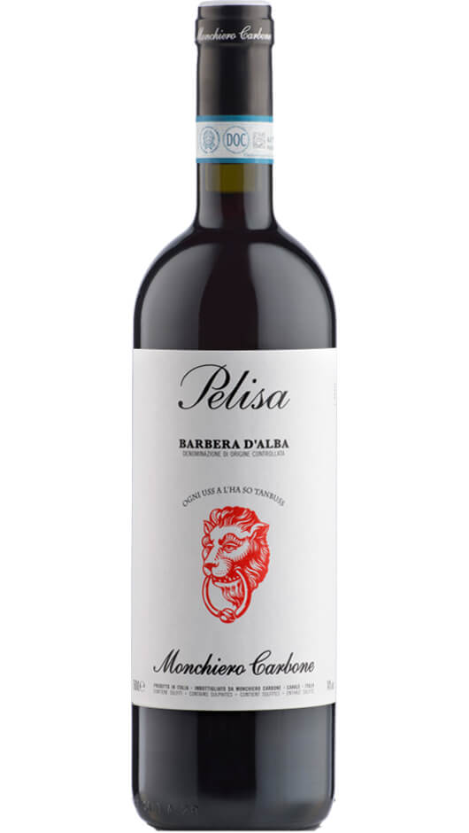 Barbera d'Alba DOC 2020 - Pelisa - Monchiero Carbone Bottle of Italy