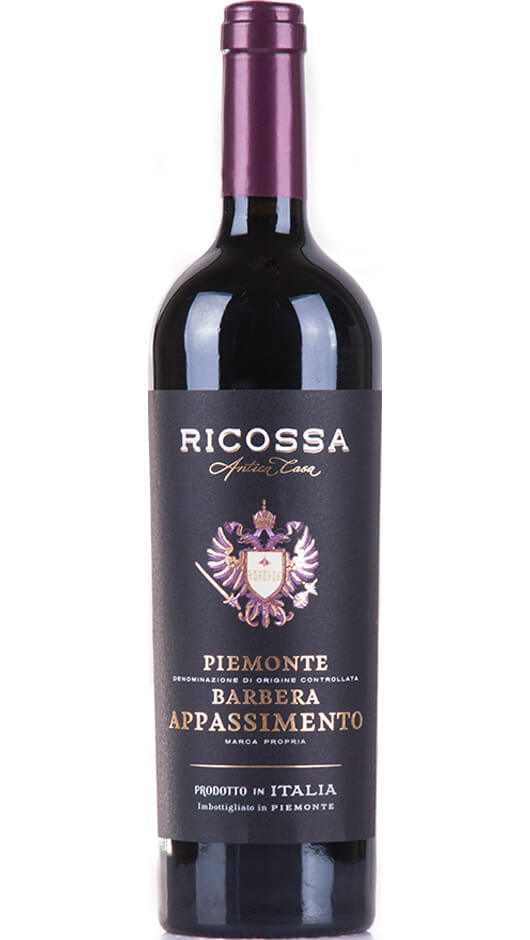 Barbera di Appassimento DOP 2021 - Ricossa Bottle of Italy