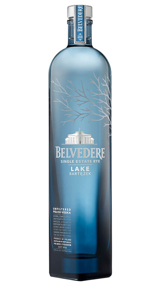 Belvedere Single Estate Rye Lake Bartezek 70cl - Belvedere Bottle of Italy