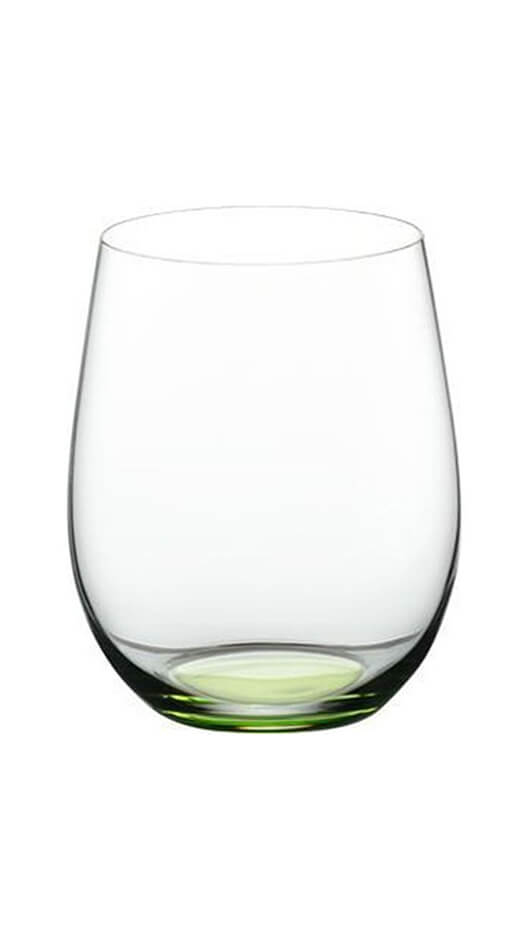 Bicchiere Happy O Tumbler Base Verde - Casual - Conf. da 12 Bicch. - Riedel