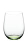 Bicchiere Happy O Tumbler Base Verde - Casual - Conf. da 12 Bicch. - Riedel