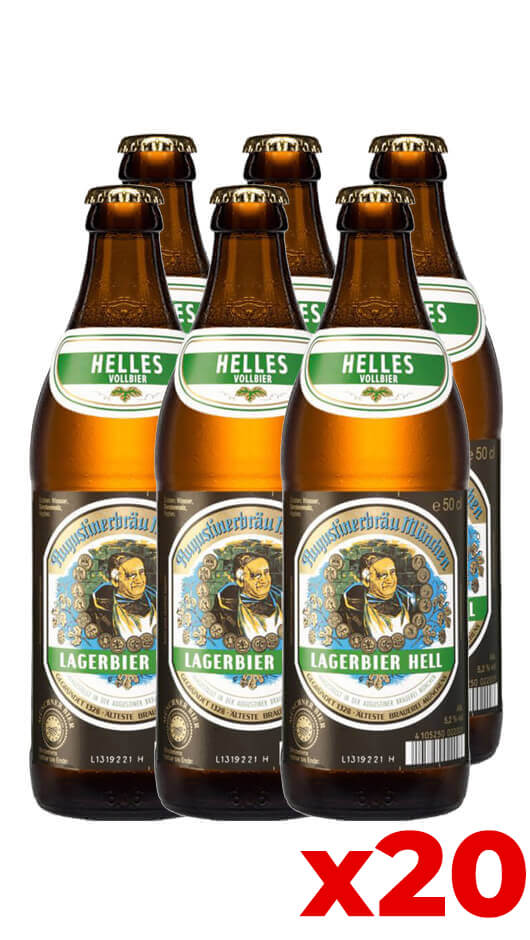 Augustiner Hell 50cl - Cassa da 20 bot. Bottle of Italy