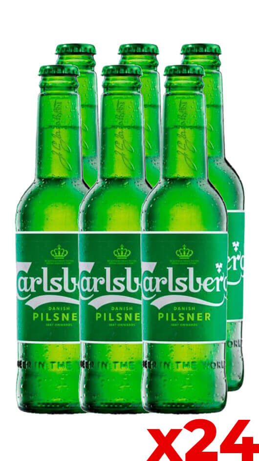 Carlsberg 33cl - Cassa da 24 bot. Bottle of Italy