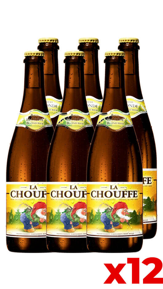 La Chouffe Blonde 75cl - Cassa da 12 Bott. Bottle of Italy