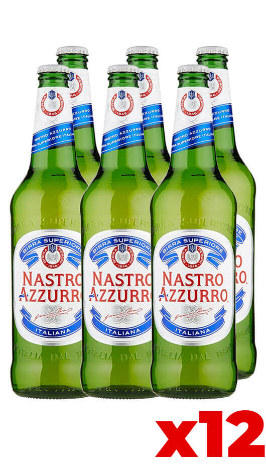 Nastro Azzurro 62cl - Caisse de 12 bott.