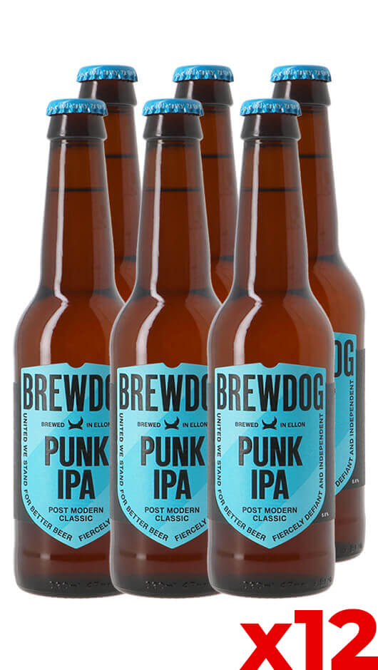 Brew Dog Punk IPA 33cl - Cassa da 12 Bott. Bottle of Italy