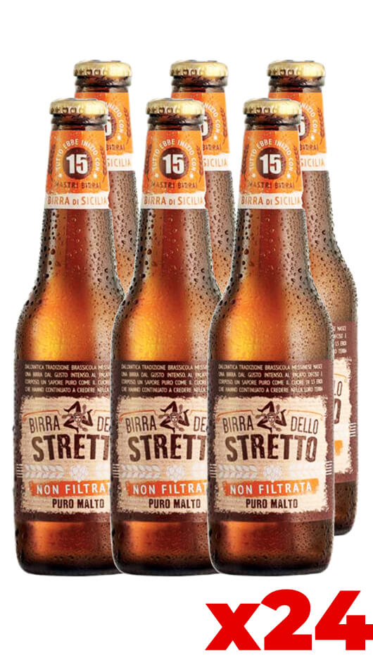 Birra Dello Stretto Non Filtrata 33cl - Case of 24 Bott.