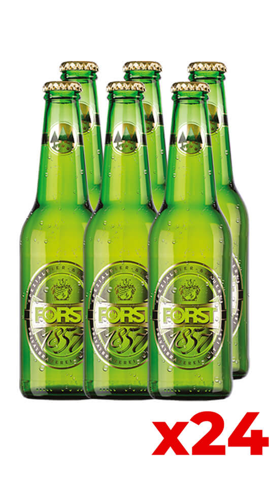 Forst 1857 33cl - Cassa da 24 bot. Bottle of Italy