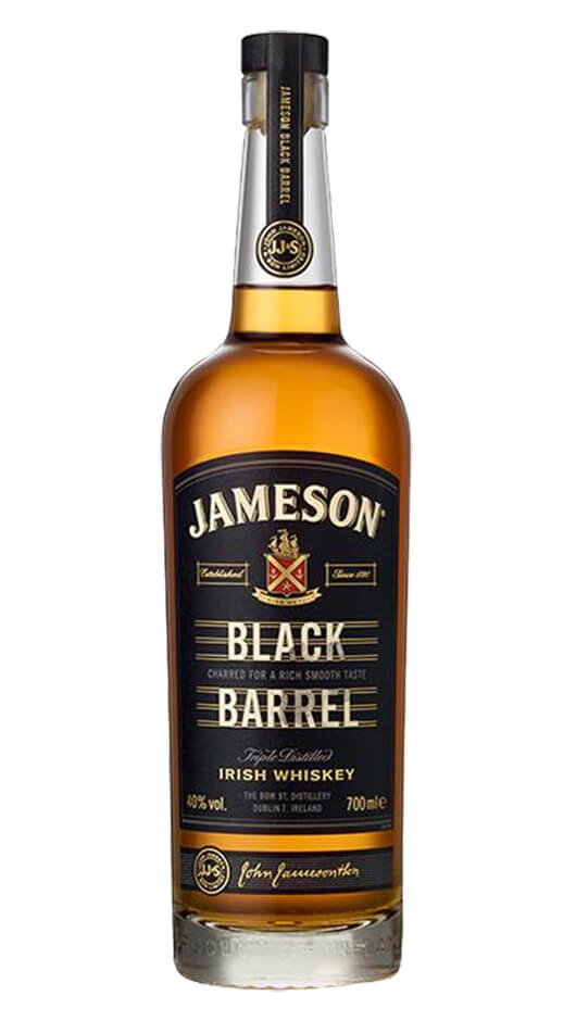 Black Barrel Irish Whisky 70cl - Jameson Bottle of Italy